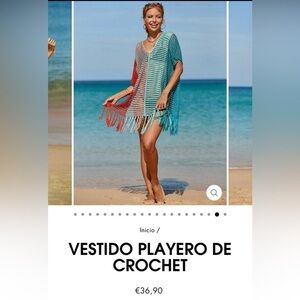 Vibrant Red and Blue Swim Coverup with Breezy Fit